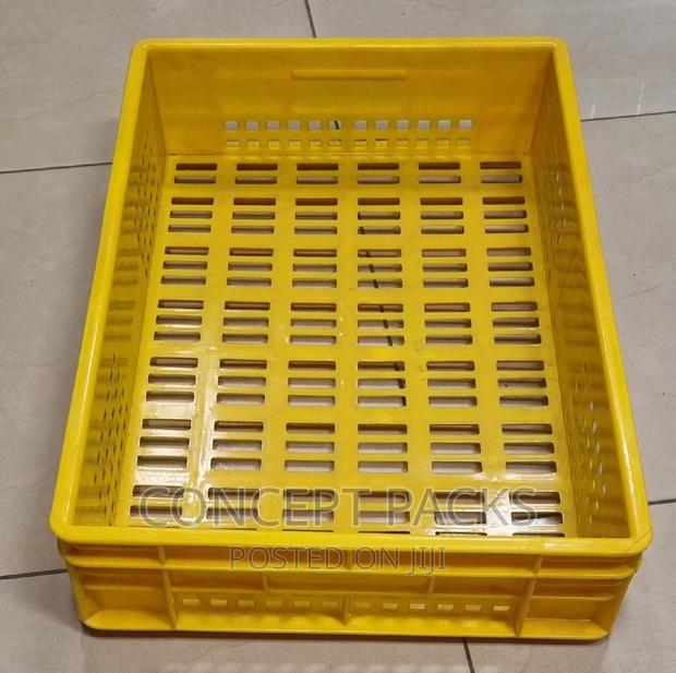 Multipurpose Plastic Crate - Half Crate Perforated - thumbnail 2