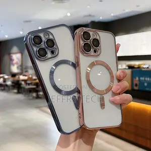 iPhone 15 Pro Max Magsafe Case With Camera Lens Protector,Fu