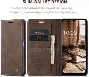Samsung Galaxy A14 Case Wallet, With Card Holder, Kickstand