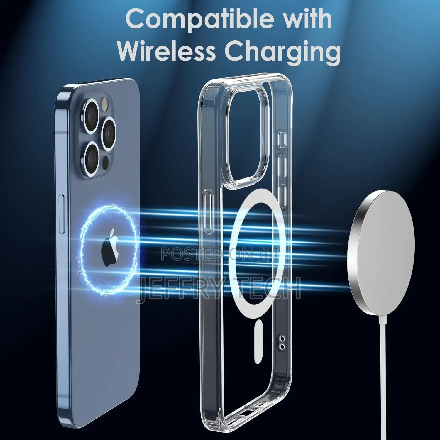 Crystal Clear for iPhone 15 Pro Max Case - Compatible With M