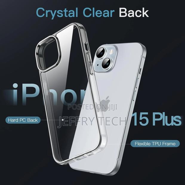 Case for iPhone 15 Plus 6.7-Inch, Non-Yellowing Shockproof P
