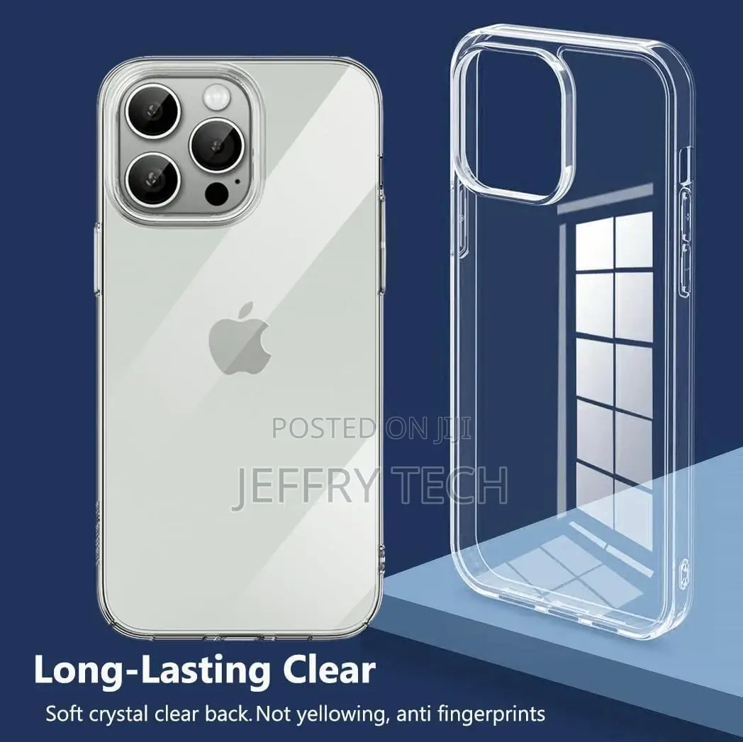 Clear Case for iPhone 15 Pro Case Protective Shockproof Slim
