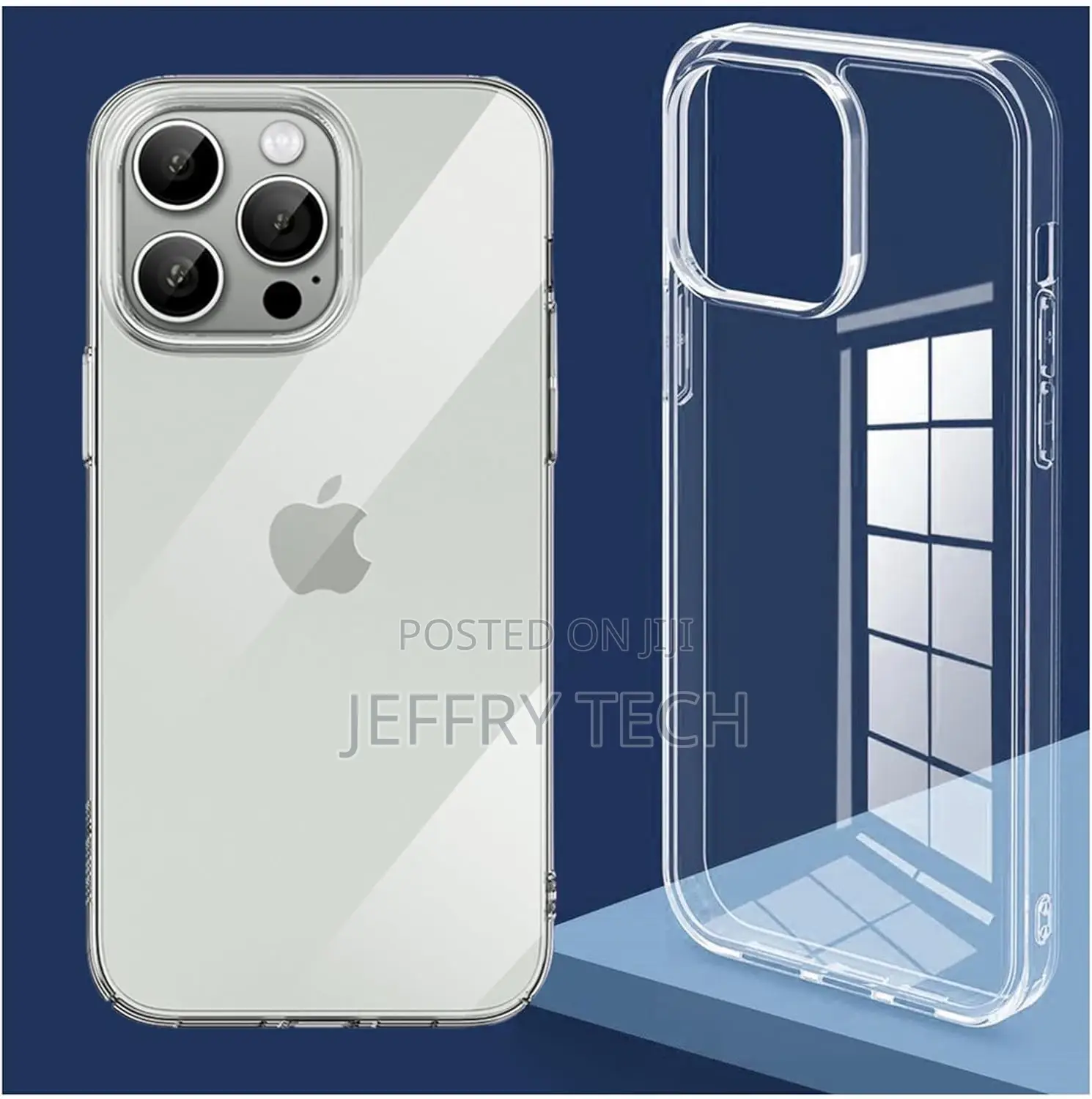 Clear Case for iPhone 15 Pro Case Protective Shockproof Slim
