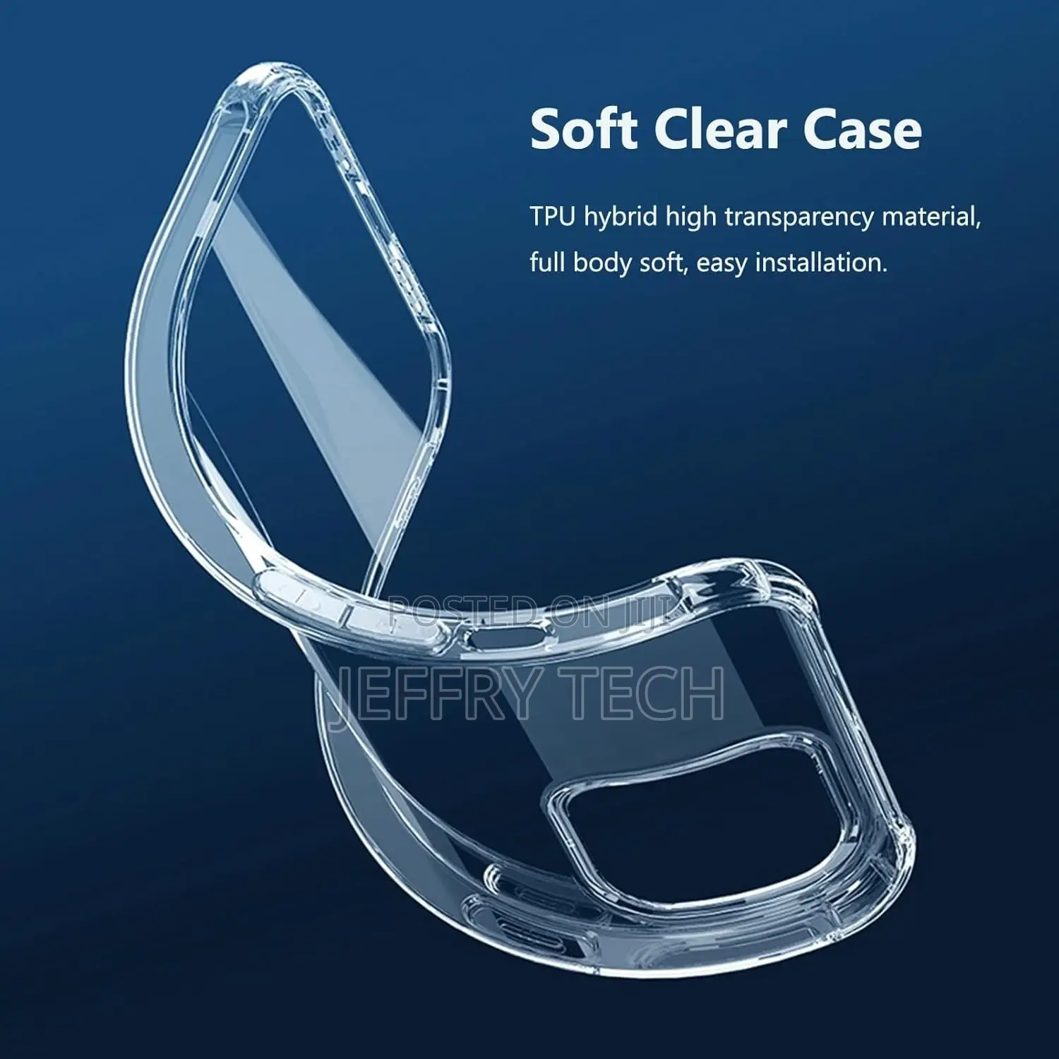 Clear Case for iPhone 15 Pro Case Protective Shockproof Slim