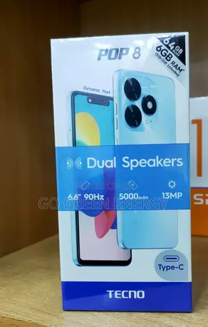 New Tecno Pop 8 64 GB Blue