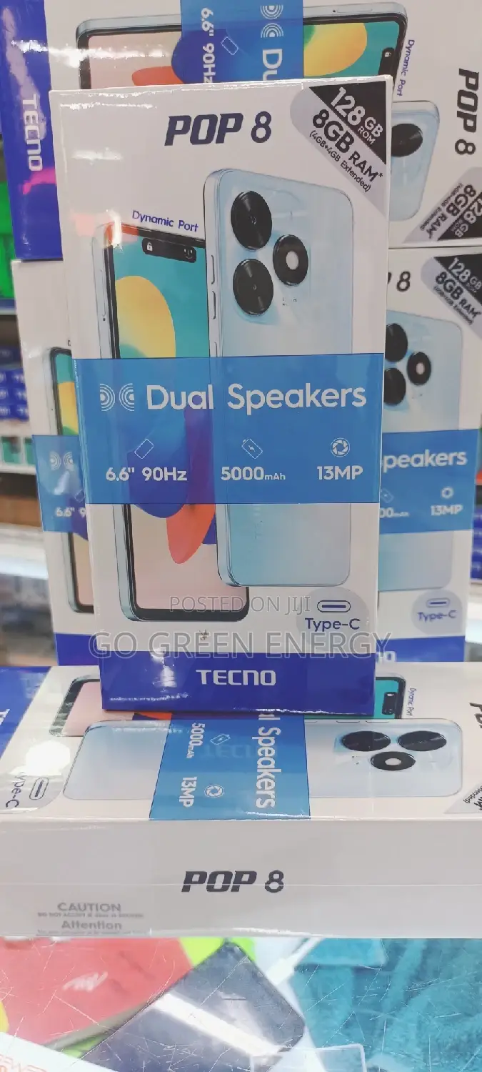 New Tecno Pop 8 64 GB Blue