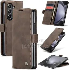 Galaxy Z Fold 5 Case, Leather Galaxy Zfold5 Wallet Case With