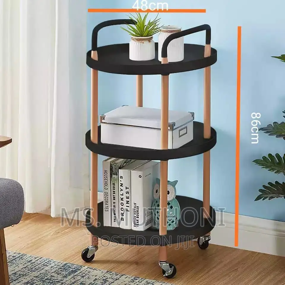*3-Tier Nordic Style Luxury Mobile Trolley*