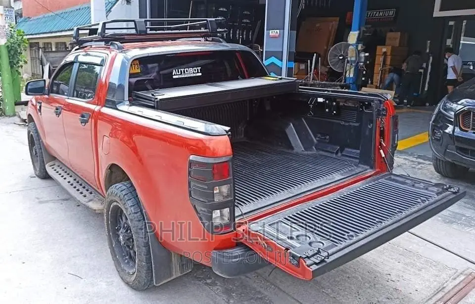 Ford Ranger Hard Tri-Fold Double Cab Boot Cover. Fits