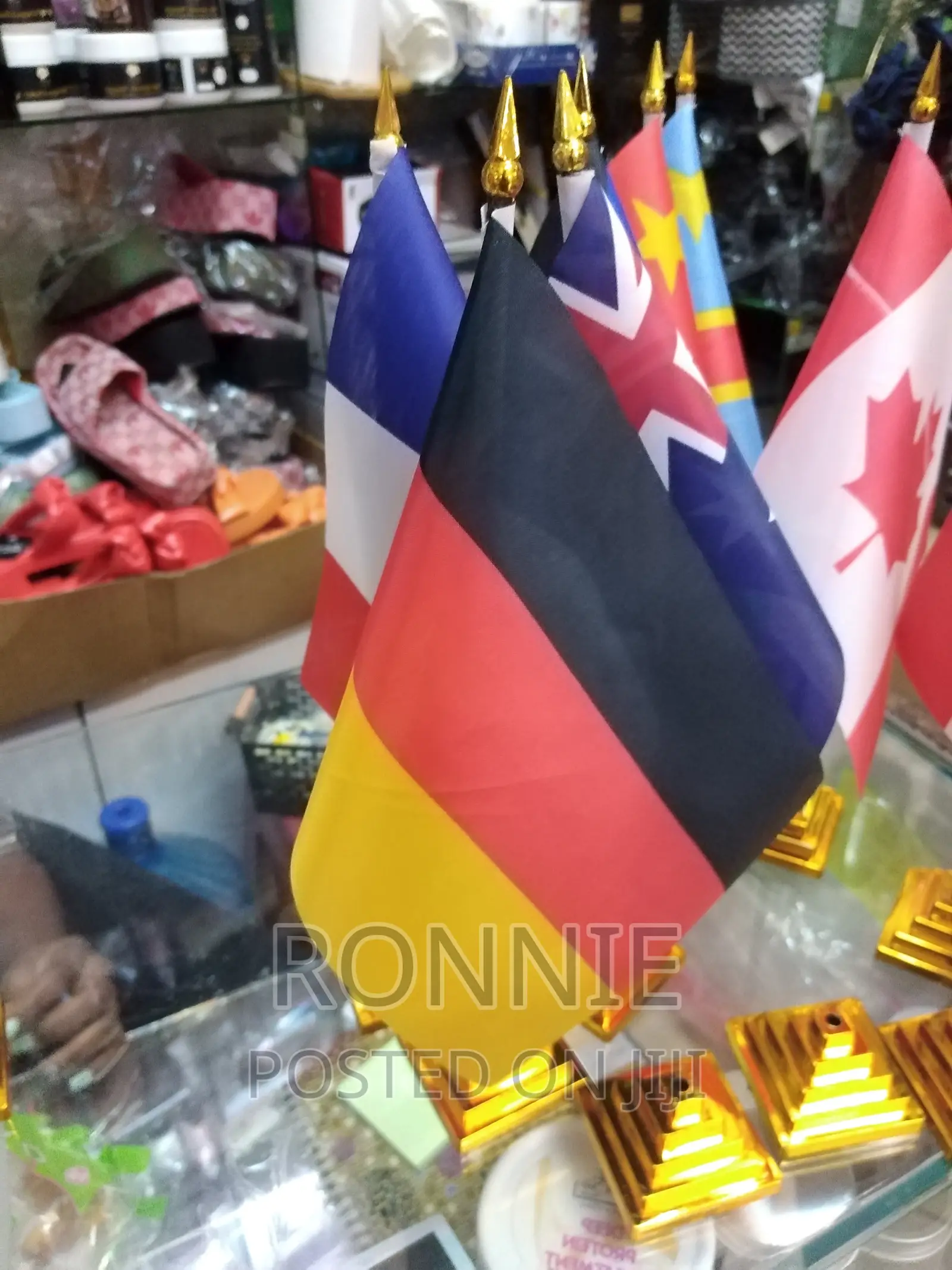 Germany Country Flag + Detachable Stand + Base