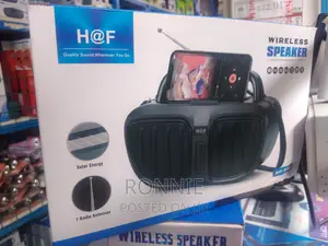 Solar Wireless Bass Speaker Bluetooth Caston Brand HF-F35