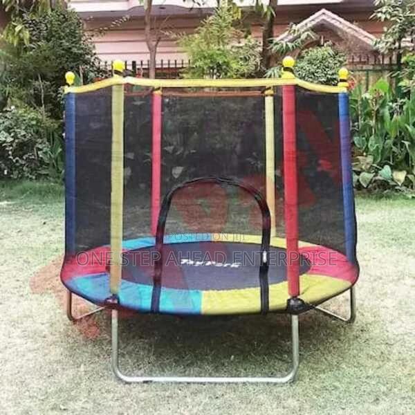 Outdoor Multicolor 6ft Kiuds Trampoline 