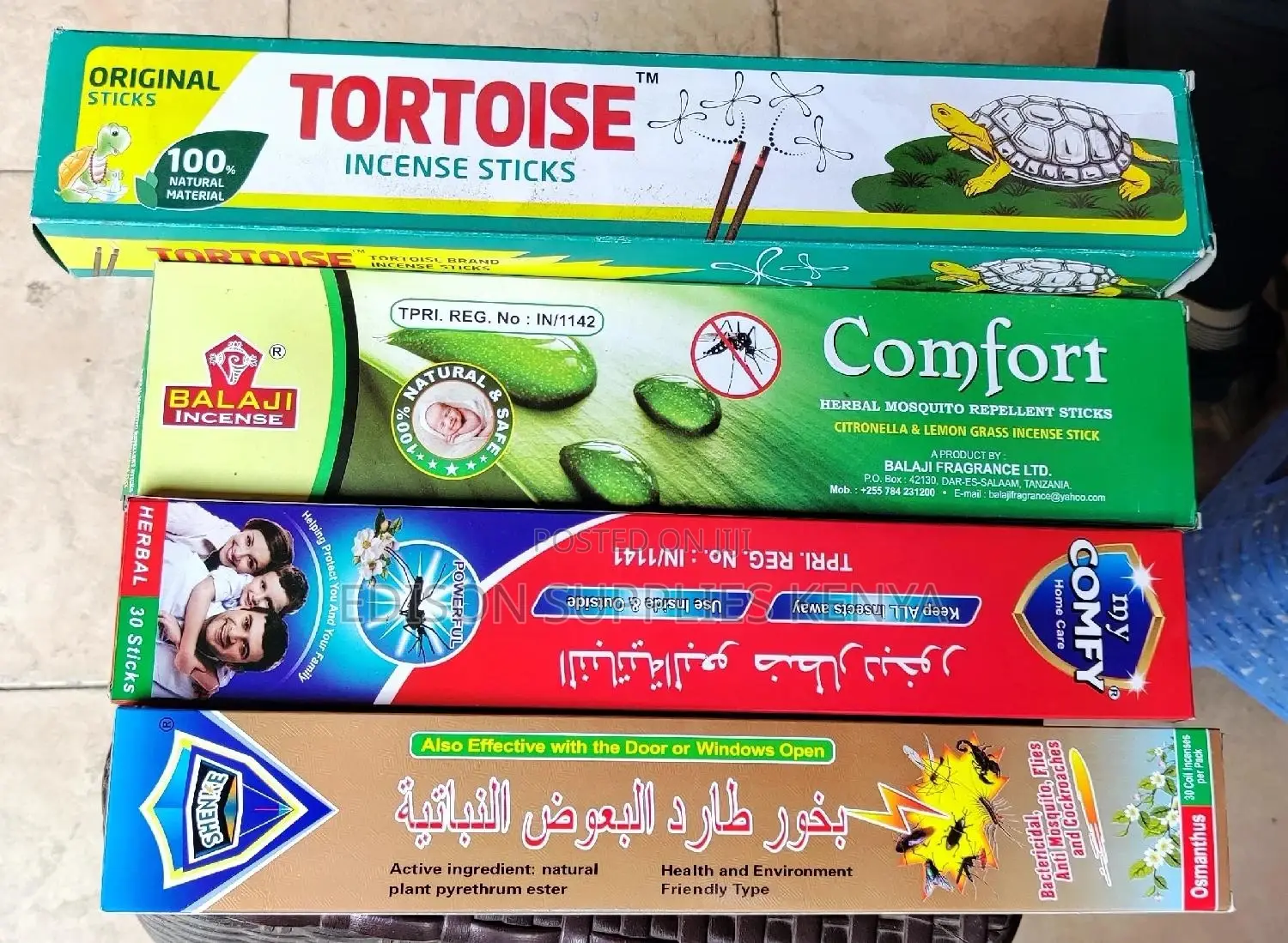 Insects, Pests And Mosquito Repellent Organic Incense Sticks