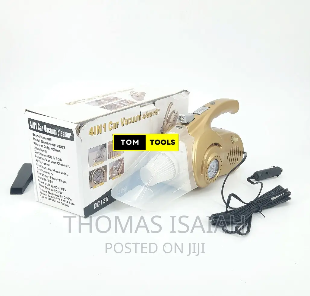 4 in 1 Car Vacuum Cleaner and Inflator