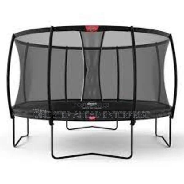 Black Kids Trampolin 12ft - main view