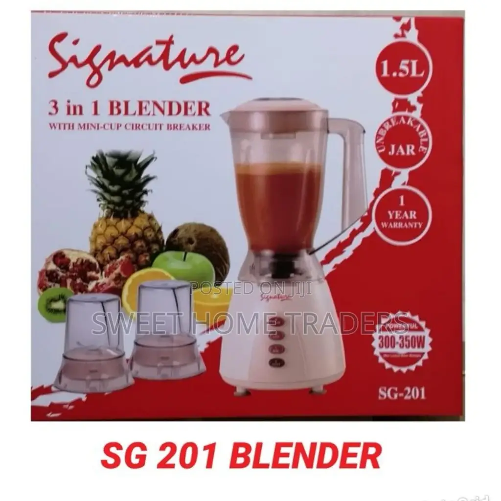 Signature 3 in 1 Blender With Grinder