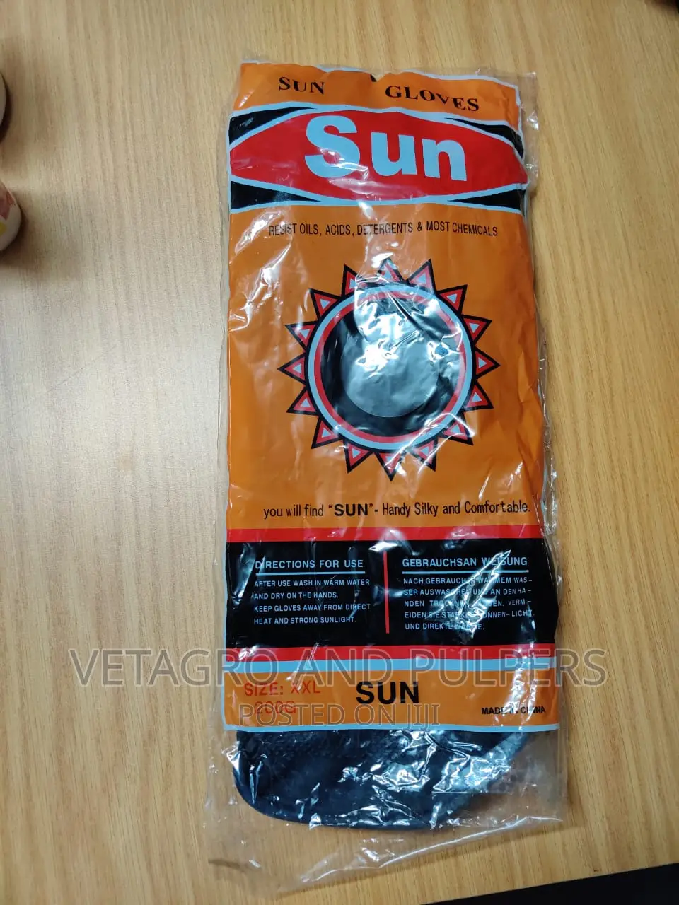 Sun Industrial Rubber Gloves (Heavy Duty)