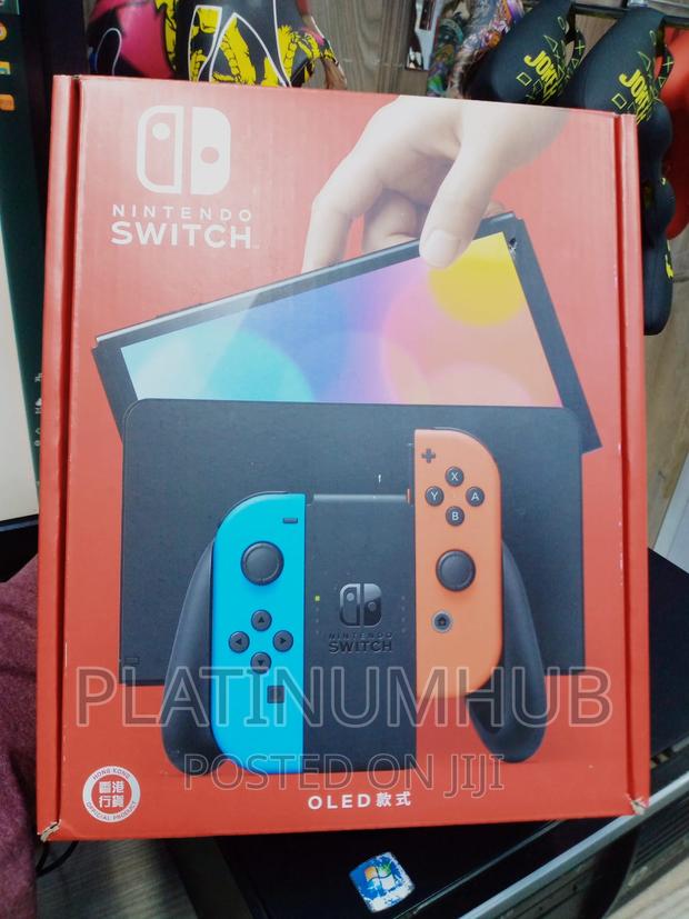 Black Console Nintendo Switch Oled - main view