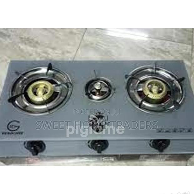 Eurochef 3 Burner Glass Table Top: