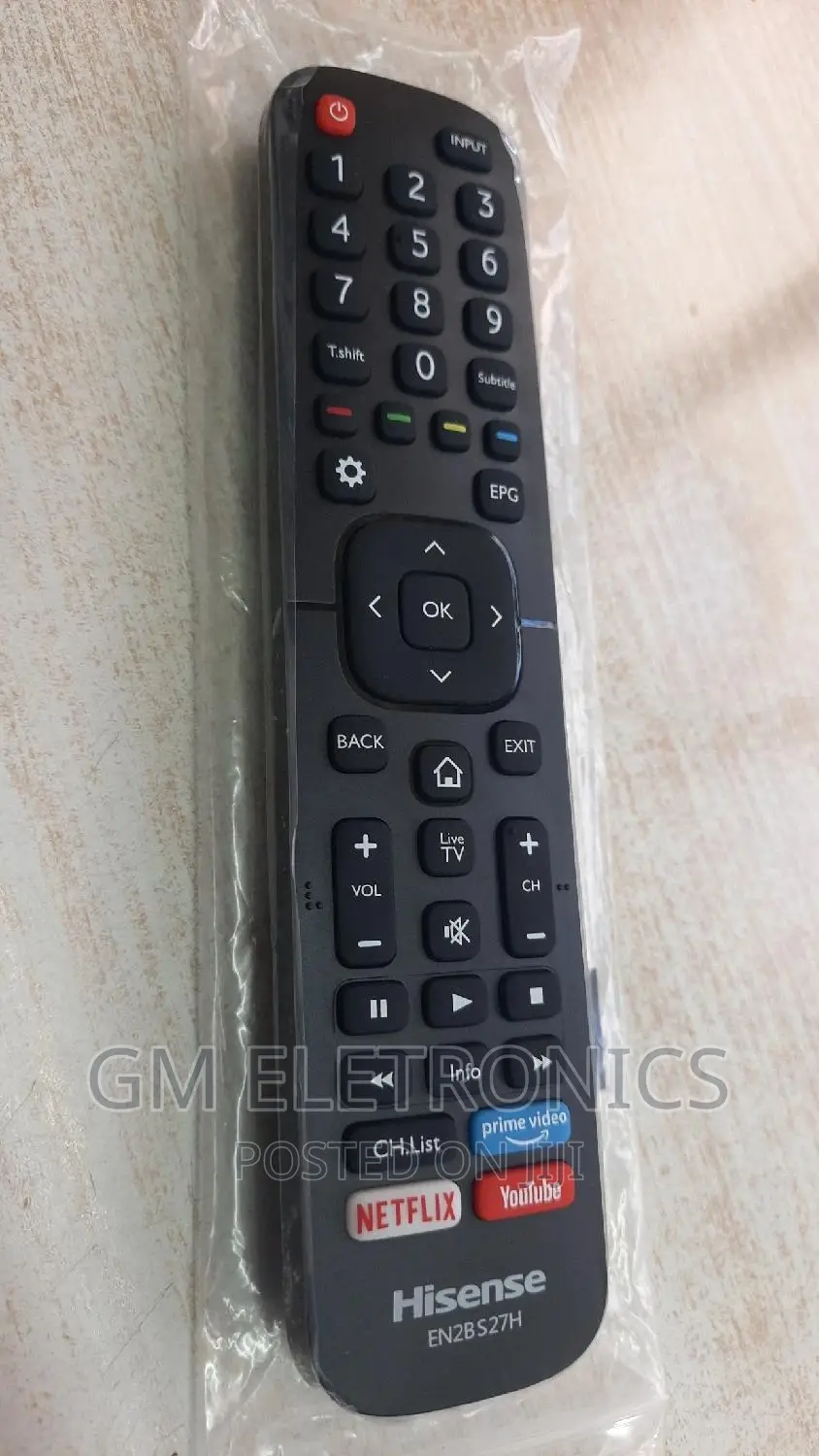 Hisense Smart TV Original Remote.
