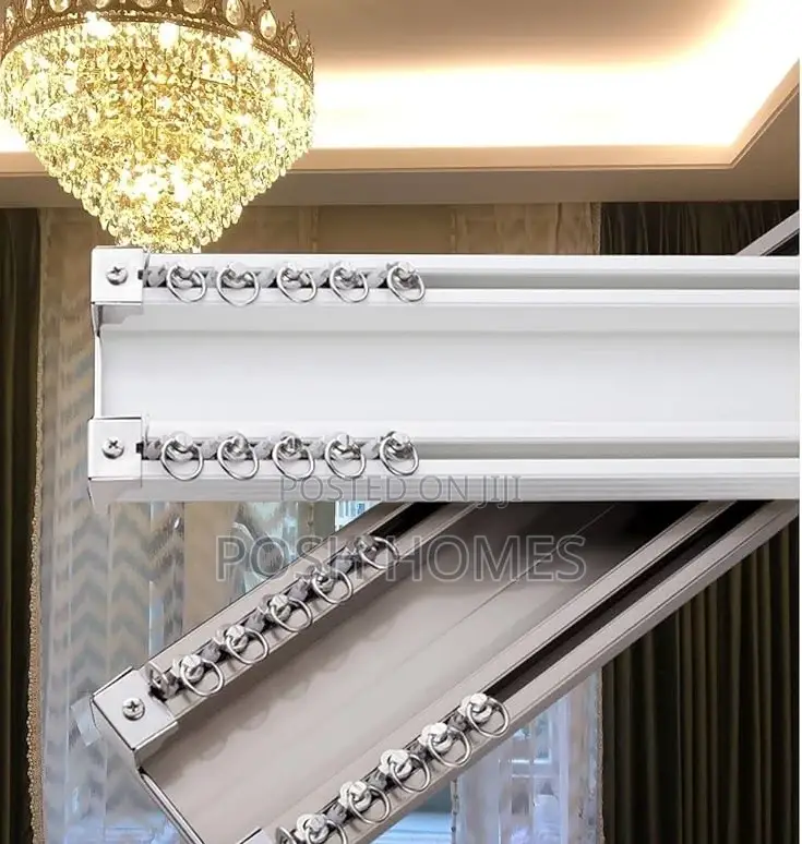 Straight Double Curtain Rails