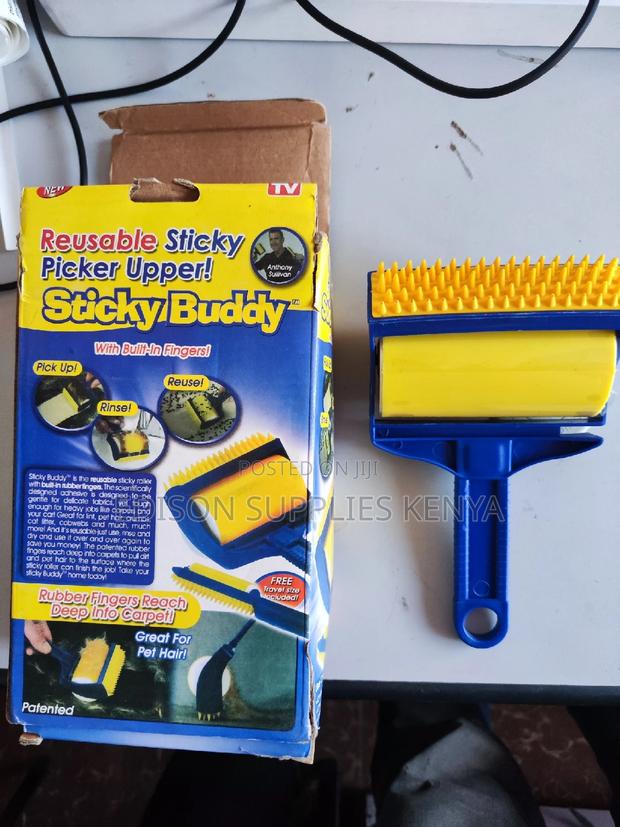 Sticky Buddy Pet Hair Remover Lint Roller Reusable Carpet - thumbnail 3