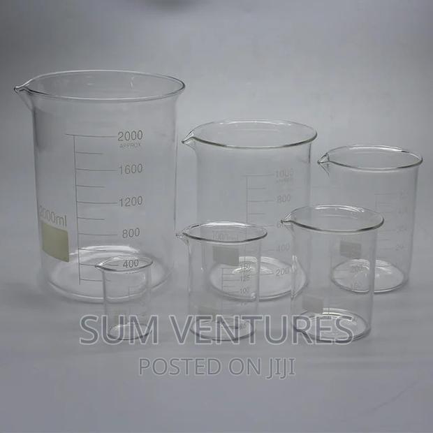 Glass Beakers ( 50 Ml, 100ml, 250ml, 500ml, 1L,2L)
