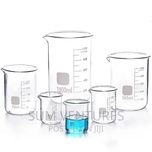 Glass Beakers ( 50 Ml, 100ml, 250ml, 500ml, 1L,2L)