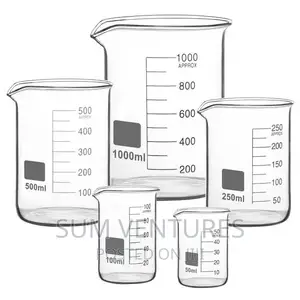 Glass Beakers ( 50 Ml, 100ml, 250ml, 500ml, 1L,2L)