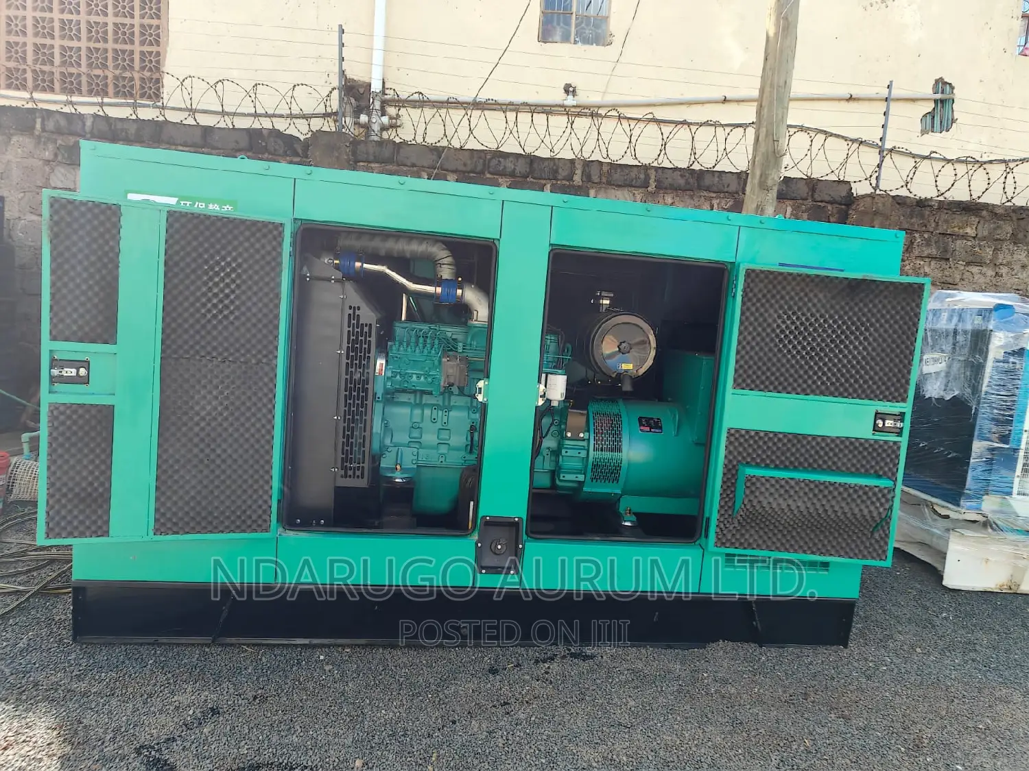 New 250 KVA New Cummins Generator.