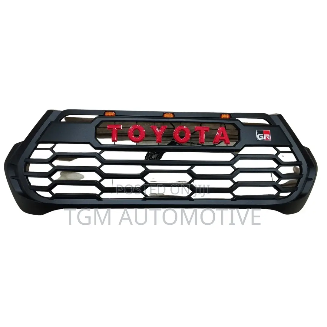 Hilux 2020+ Grille With Led Lights, Toyota, Gr Logo