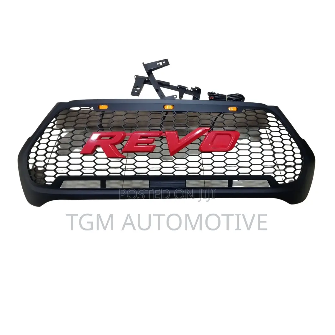Hilux 2020+ Front Grille With LED Light, Revo Logo
