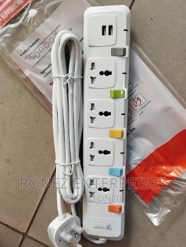 Extension 4 Way With Usb. - thumbnail 2