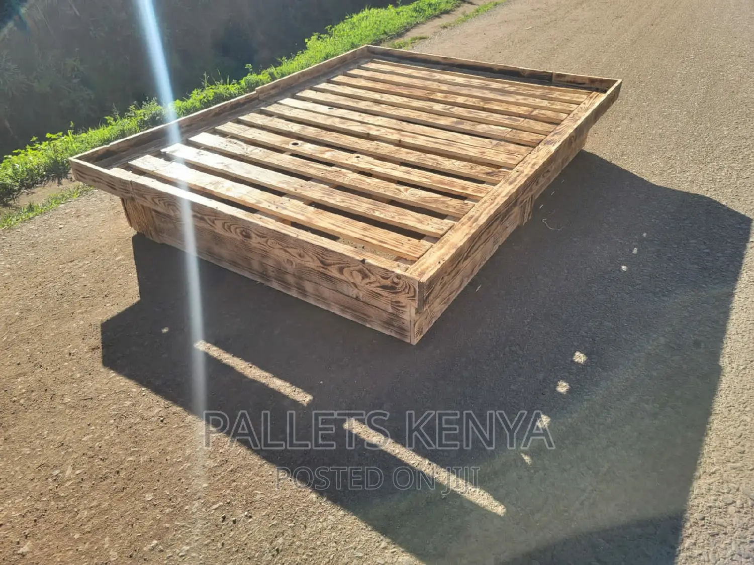 Ppallet Bed- 5*6 Detachable and Blazed Pallet Bed. (#RJ023)