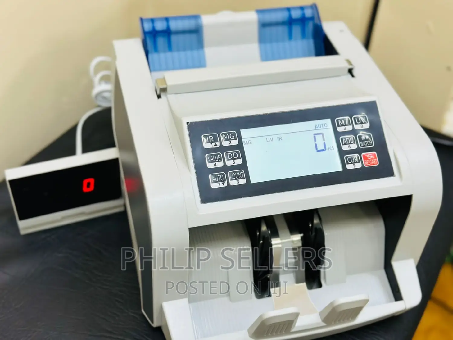 New Popular Money Counter With Big Display Fake Money Detect