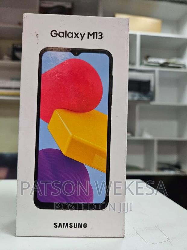 New Samsung Galaxy M13 64 GB Blue - main view