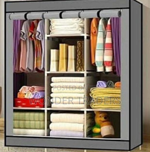 Metallic 3 Column Wardrobe