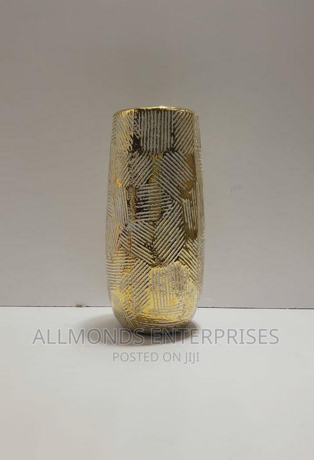 Flower Vase Golden Stripes - thumbnail 3