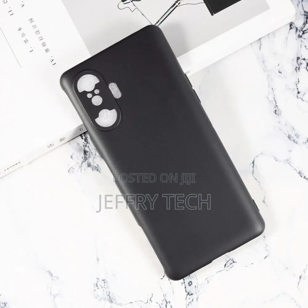 Black TPU Shell Cover for Xiaomi POCO F3 GT 5G - Silicone Ca