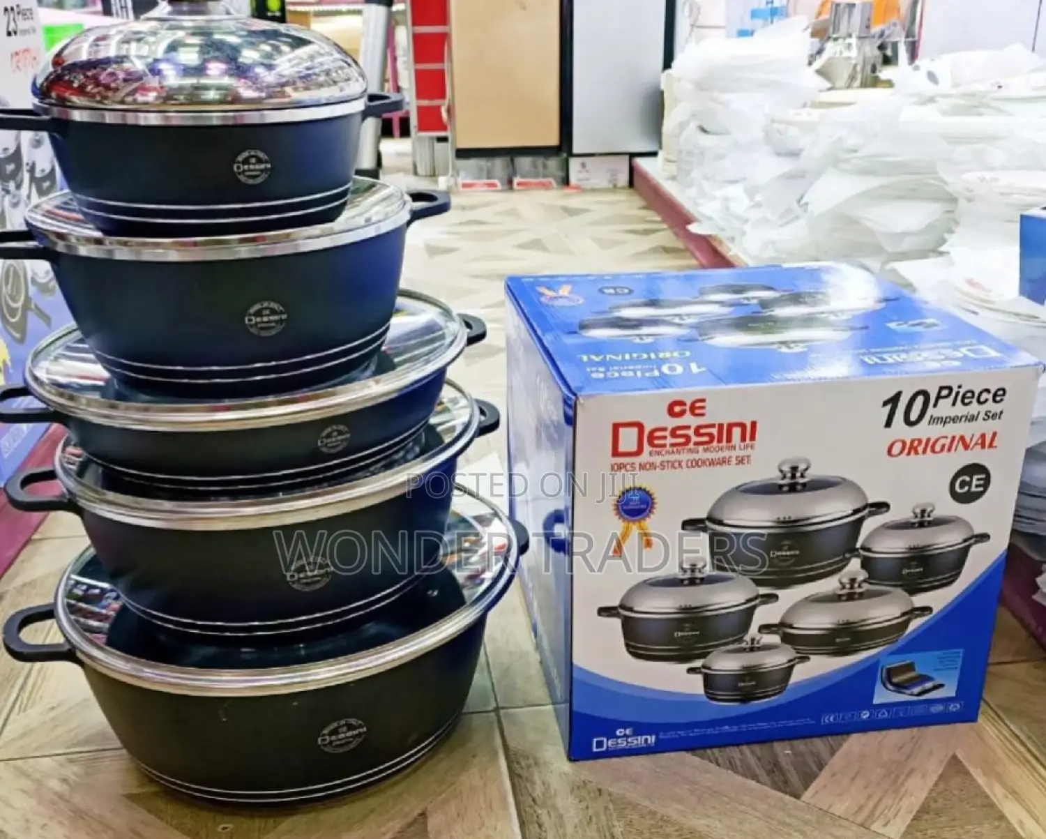10 Pieces Dessin Cookware Cookware