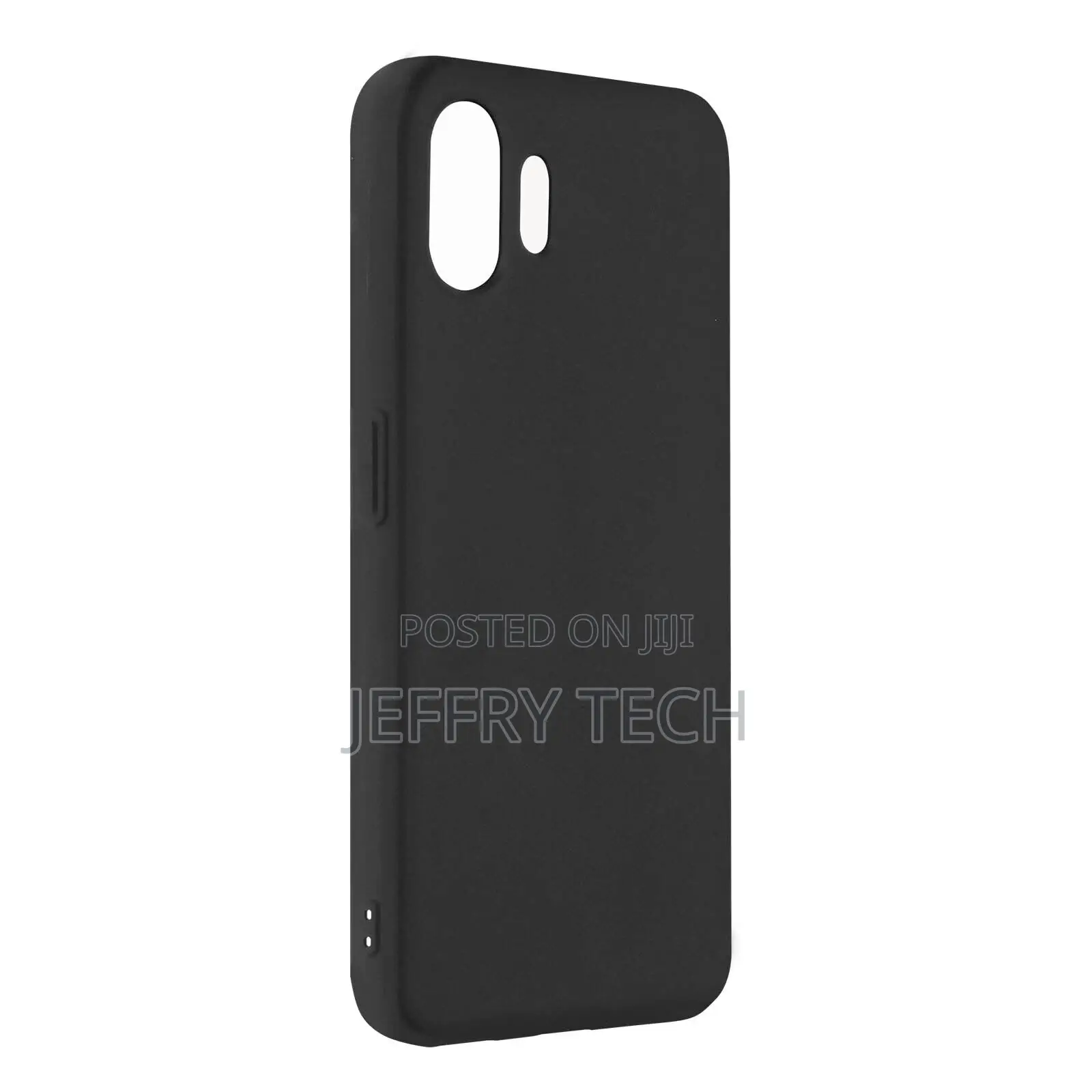 Case for Nothing Phone 2 in Soft Silicone Classic Case Black