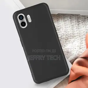 Case for Nothing Phone 2 in Soft Silicone Classic Case Black