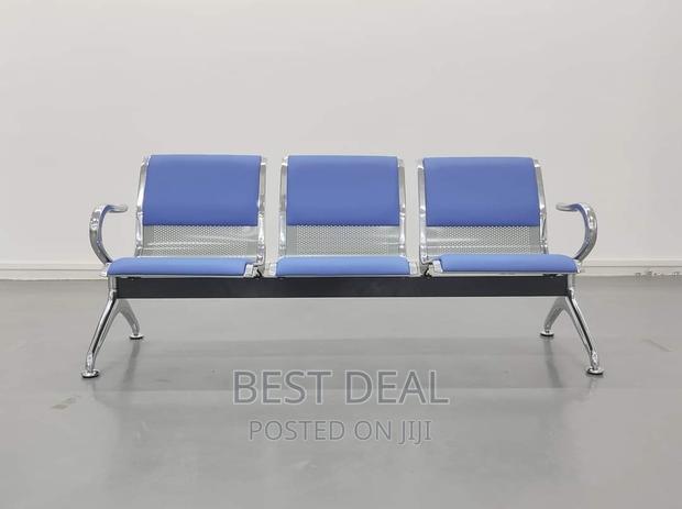 3 Seater Padded Link Chair - thumbnail 2