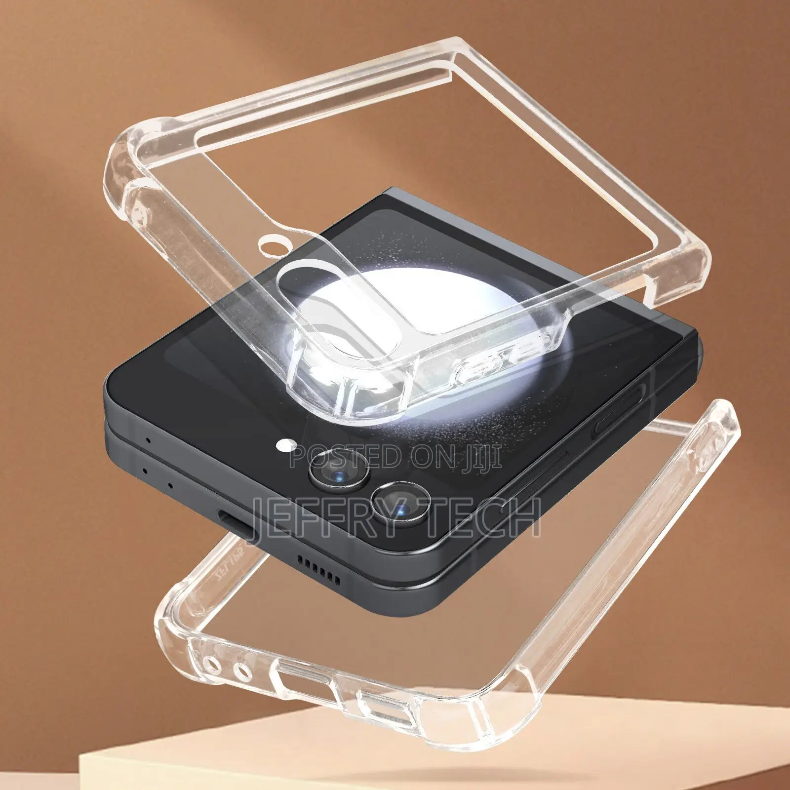 Case for Samsung Galaxy Z Flip 5 Silicone Shockproof Clear C