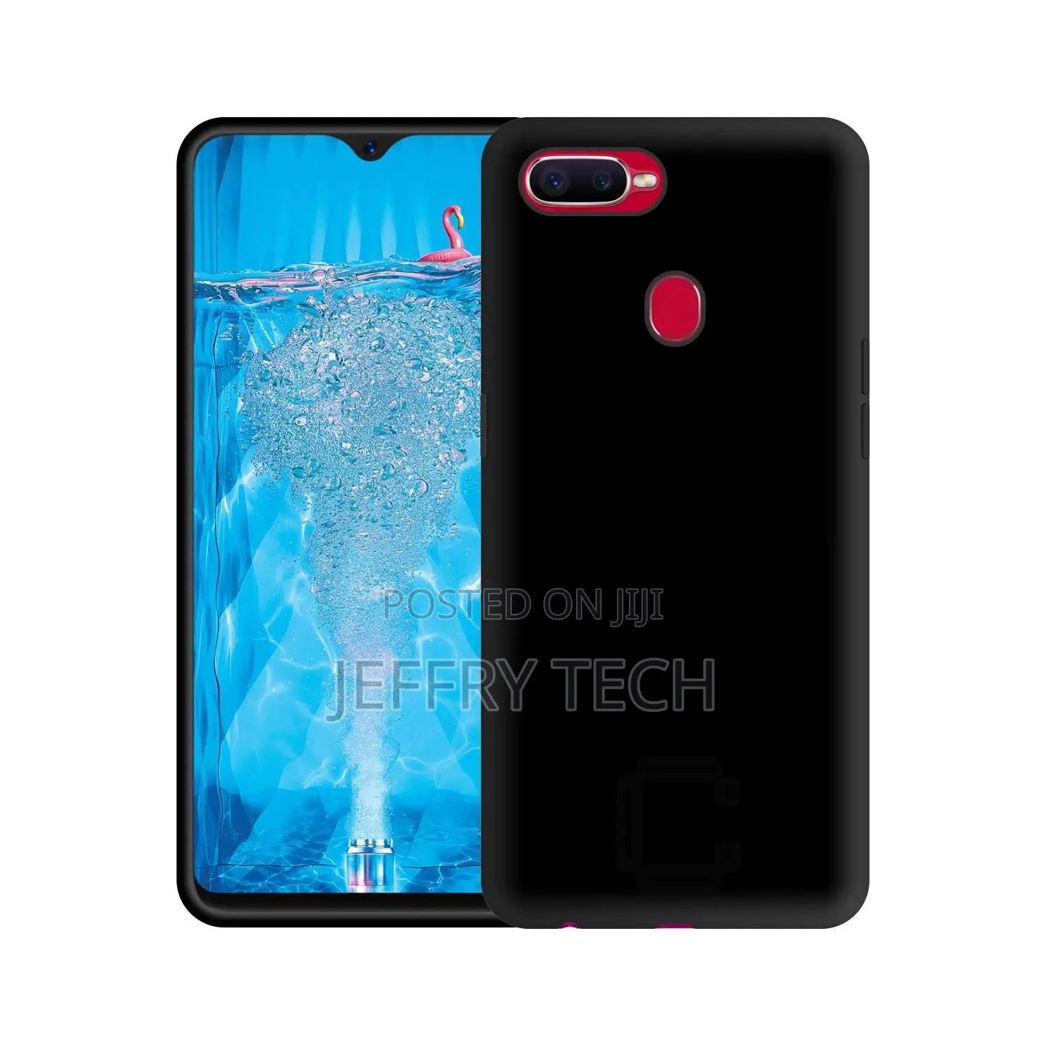 Cover for Oppo R15 Pro (2018) 6.28 Inch (Black Soft Case)