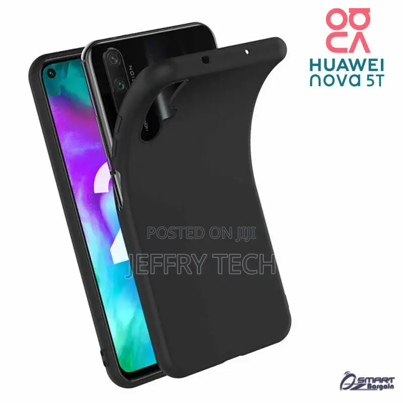 Rubber Soft Skin Case Cover for Huawei Nova 5t