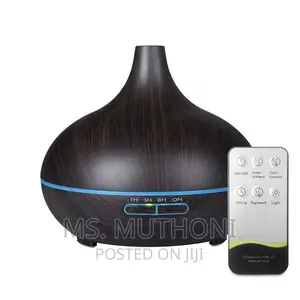 Humidifier 500ml 7 Shades of Lighting Remote and Charger