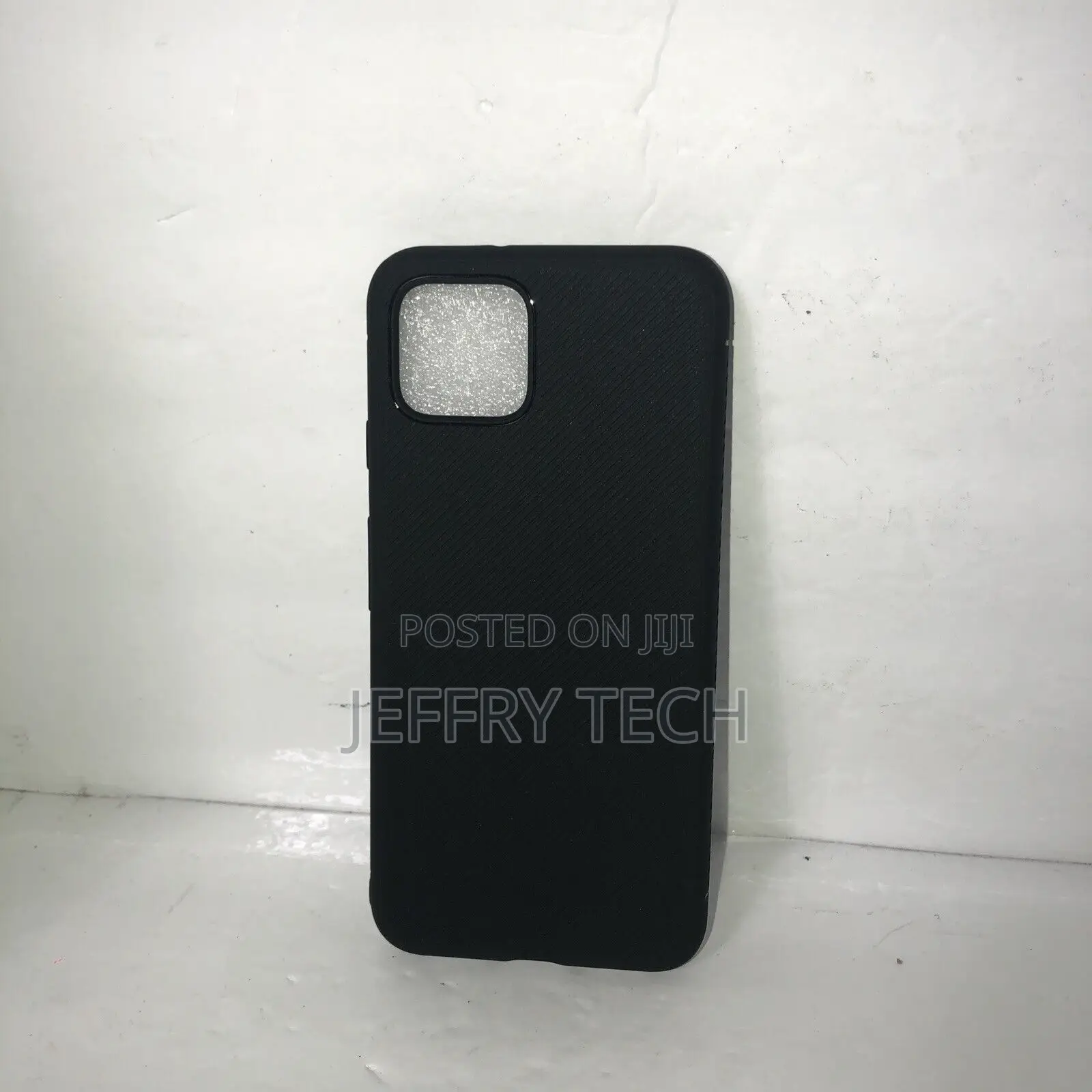 Google Pixel 4 Black Silicone Case Cover