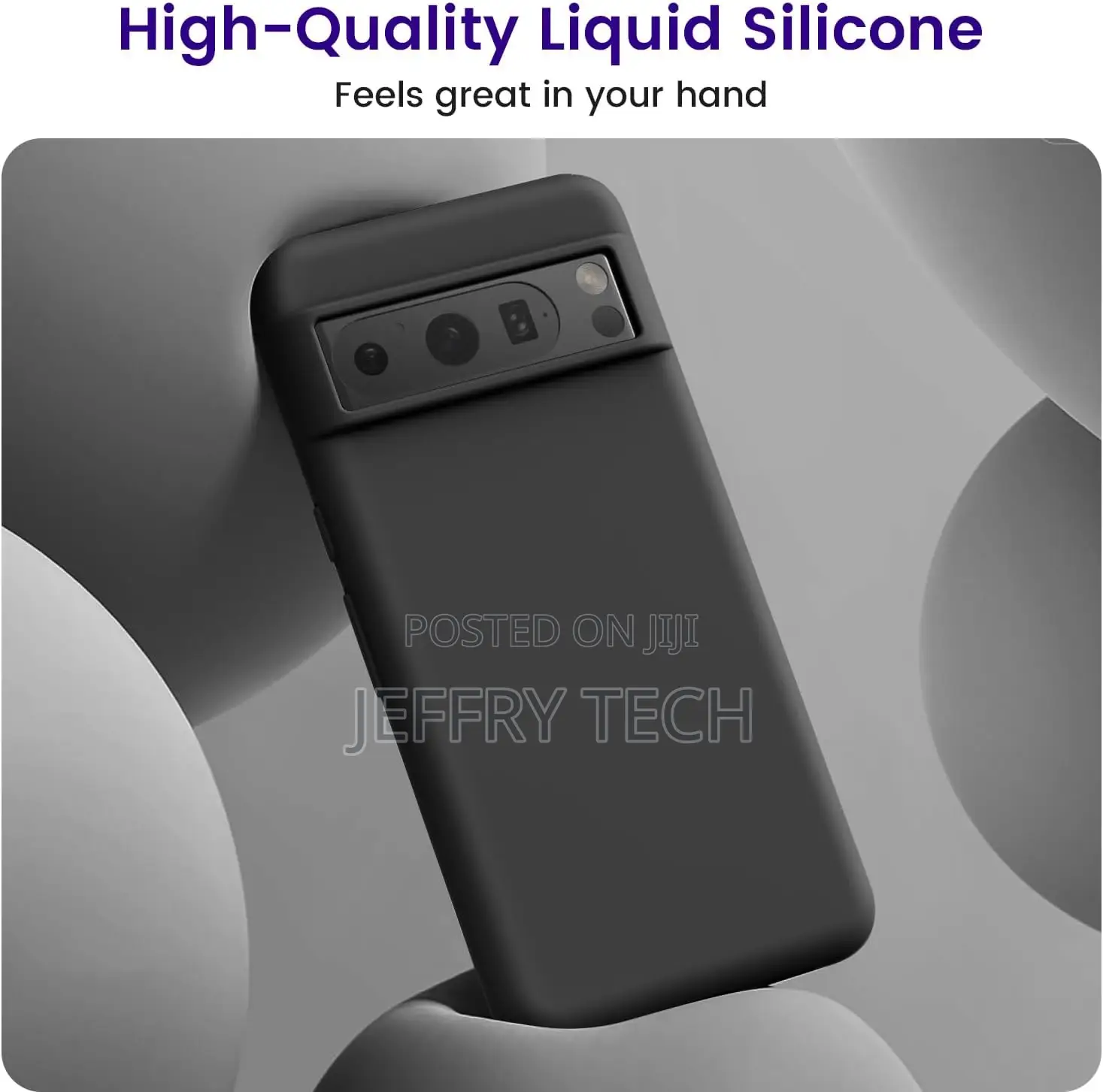 Liquid Silicone Case Google Pixel 8 - Black