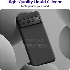 Liquid Silicone Case Google Pixel 8 - Black
